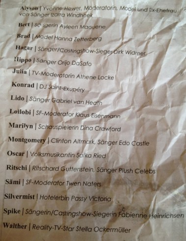 Die Liste mit den verschwundenen Hunden