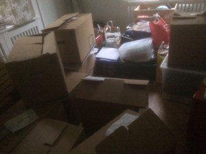 Die Kisten stapplen sich